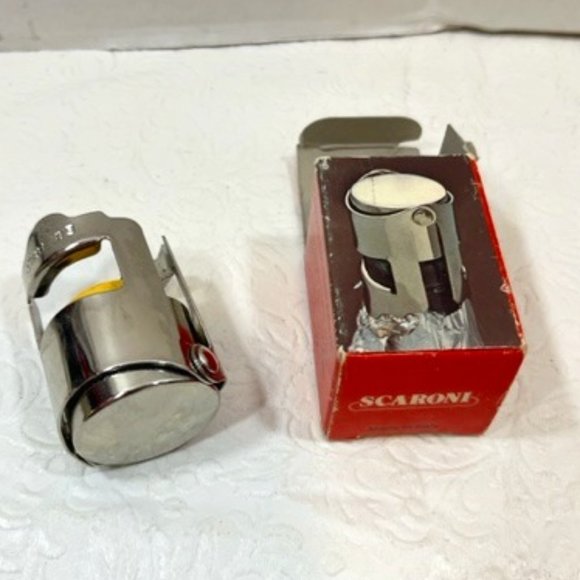 VTG Tappo Champagne Bottle Stopper Scaroni Made in Italy 2" - Picture 1 of 8